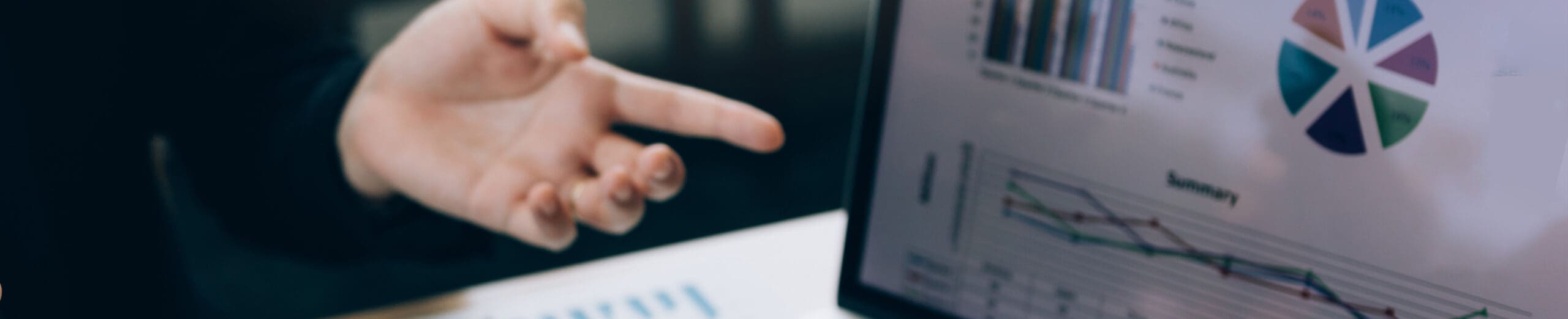 Image of computer and report